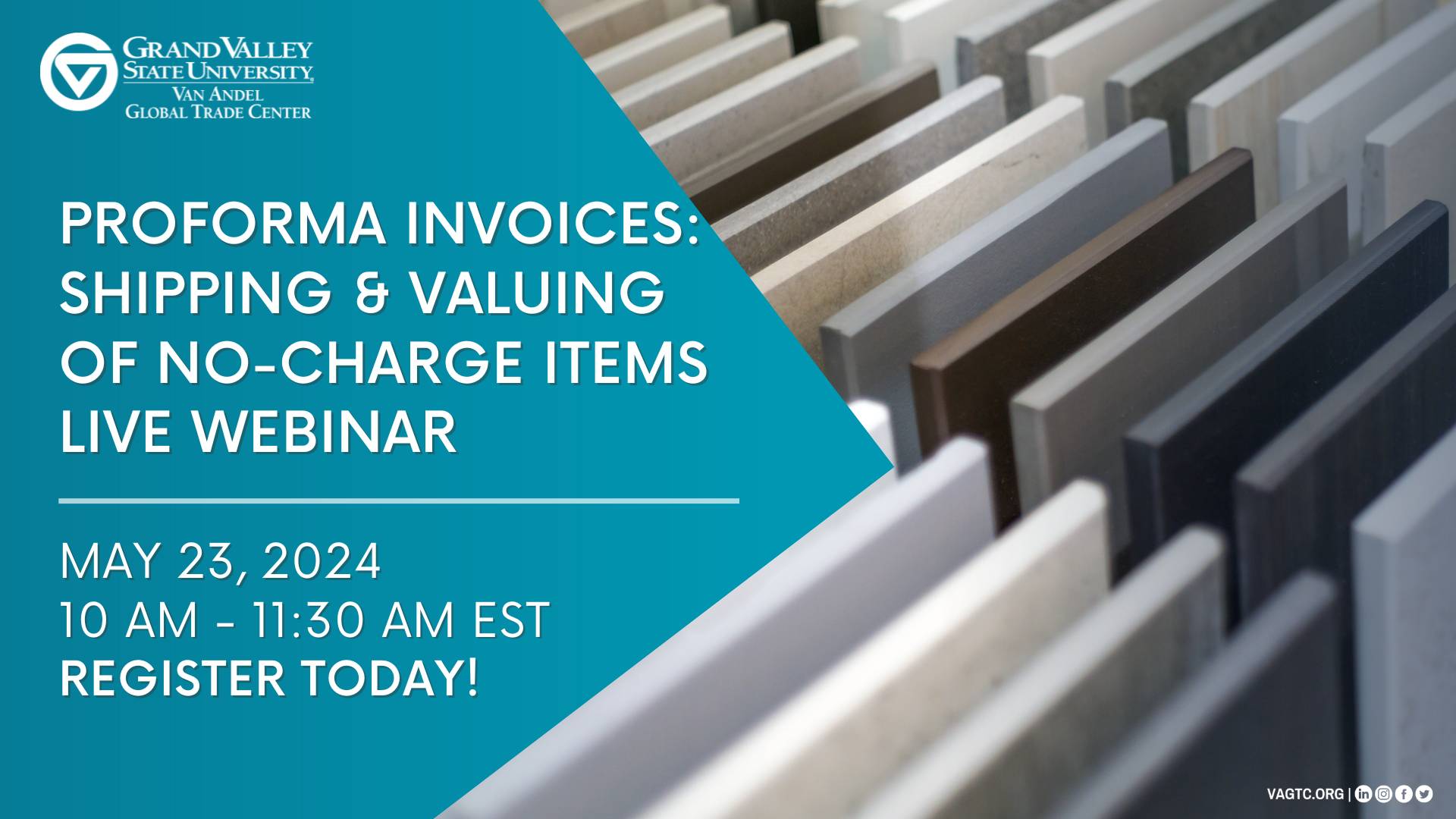 Proforma Invoices: Shipping & Valuing of No-Charge Items   LIVE WEBINAR